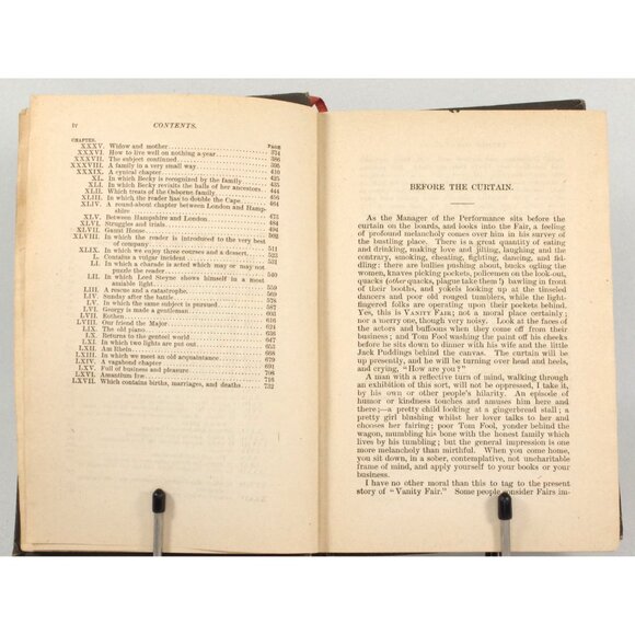 Vanity Fair: A Novel Without A Hero by William Makepeace Thackeray, Vintage Book - Picture 3 of 7